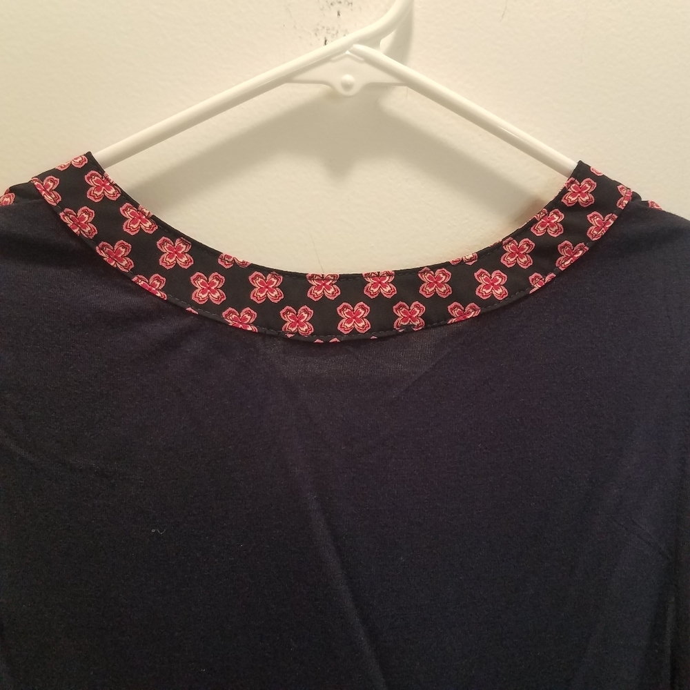 Papermoon Stitch Fix Women's Size Small Blouse Top Shirt Sleeveless Navy Blue - Picture 4 of 8
